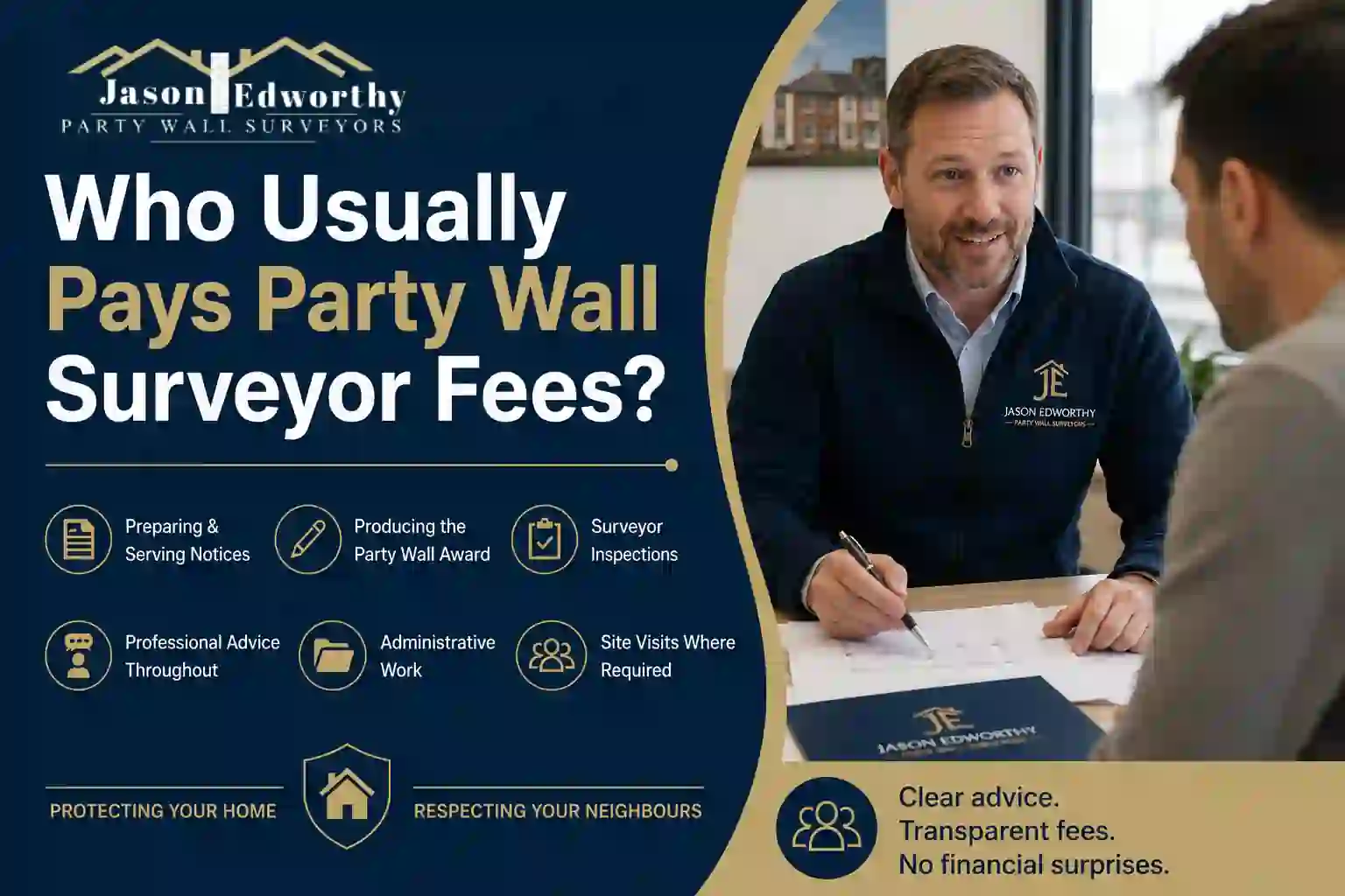 Who Usually Pays Party Wall Surveyor Fees Kingston upon Thames?